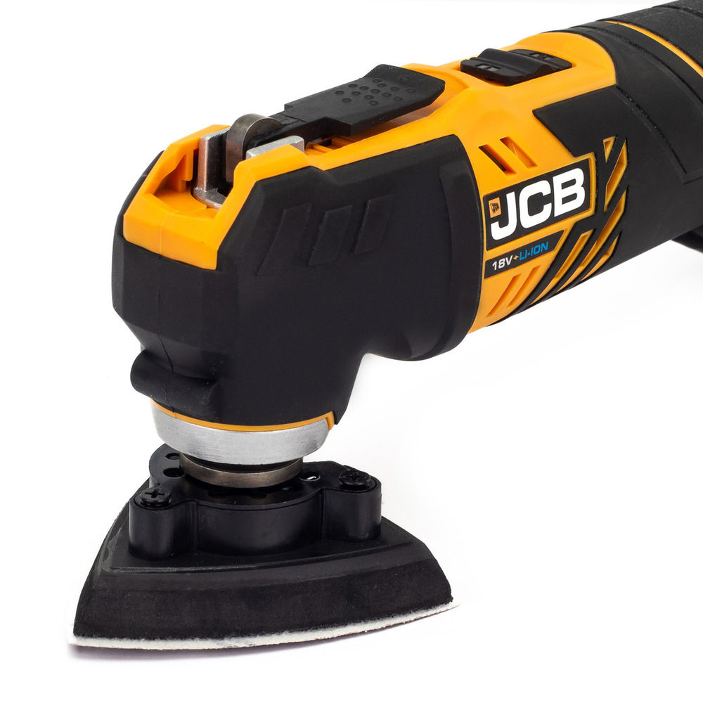 JCB 18MT2XB 18V MultiTool with 2.0Ah battery and 2.4A charger
