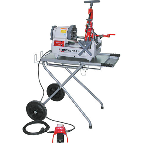 Image of Rothenberger Rothenberger 56045 Ropower 50R Pipe Threader and Trolley (110V)