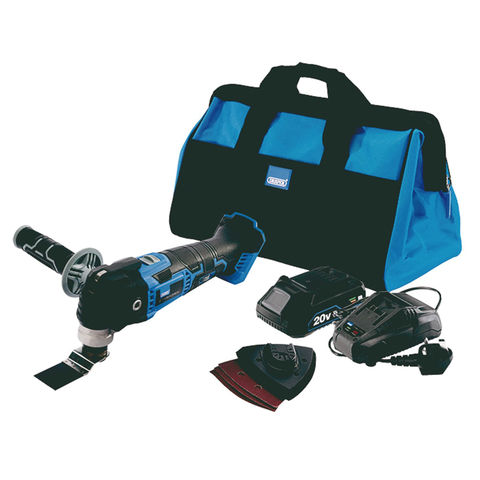 Image of Draper Draper Storm Force 20V Oscillating Multi-Tool Kit