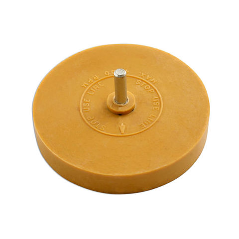 Flexipads Fluted Rubber Pin Stripe Decal Eraser Caramel Wheel