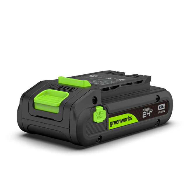 Image of Greenworks GWBA2420CA PowerAll 24V 2Ah Battery with USB-C Charger Starter Kit