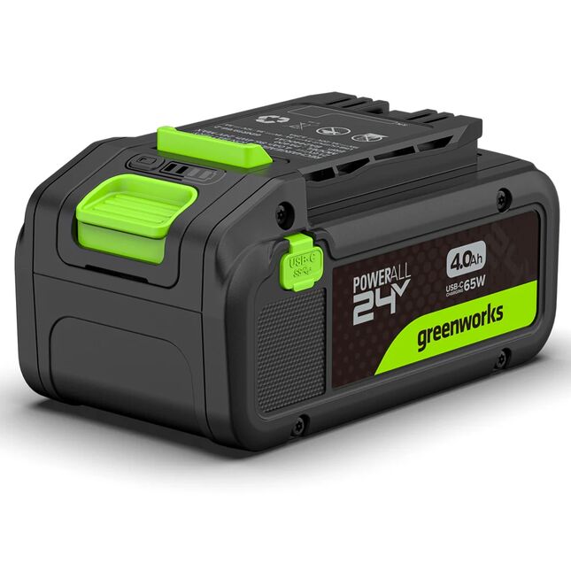 Image of Greenworks GWBA2440CA PowerAll 24V 4Ah Battery with USB-C Charger Starter Kit