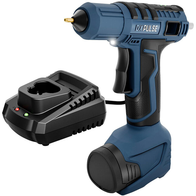 Image of Draper DXPULSE 12v Cordless Glue Gun 1 x 2ah Li-ion Charger No Case
