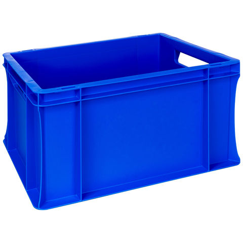 Barton Storage E4322-BLUE/5 20L Euro Containers - Blue Pack of 5 (400 x 300 x 220mm)