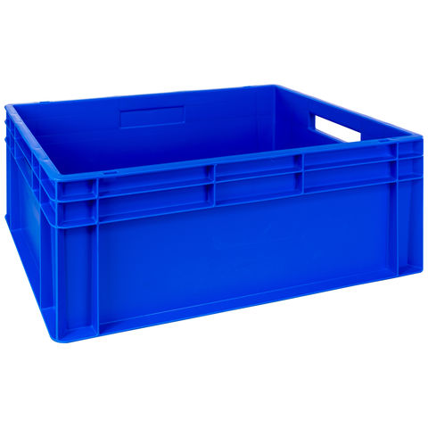 Barton Storage E6422-BLUE/2 - 40L Euro Containers - Blue Pack of 2 (600 x 400 x 220mm)