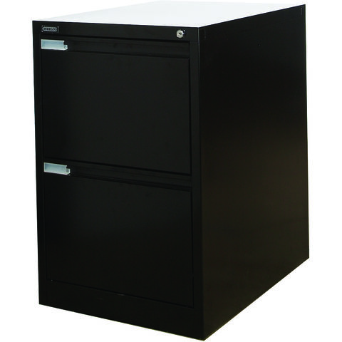 Image of Steelco Steelco 2DFCMX 2 Drawer Filing Cabinet (Black)