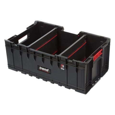 Trend MS/P/200TD Pro storage Tote 200mm with dividers
