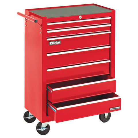 Image of 15% Off Weekend Clarke CTC700B Mechanics' 7 Drawer Steel Tool Cabinet