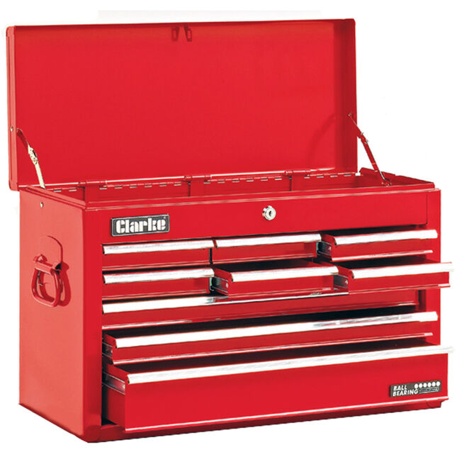 Clarke Ctc900c Mechanics Steel 9 Drawer Tool Chest