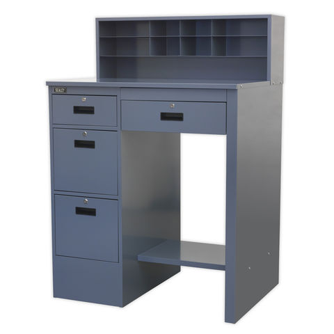 Photo of Machine Mart Xtra Sealey Ap990 Industrial Workstation 4 Drawer -grey-