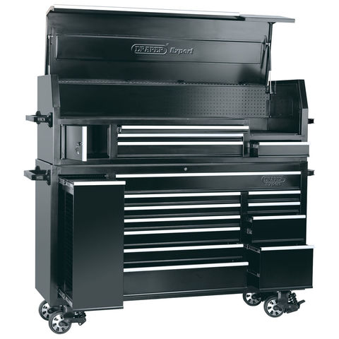 Draper TC4LC/TC11C/72 72" Combined Roller Cabinet and Tool Chest (15 Drawer)