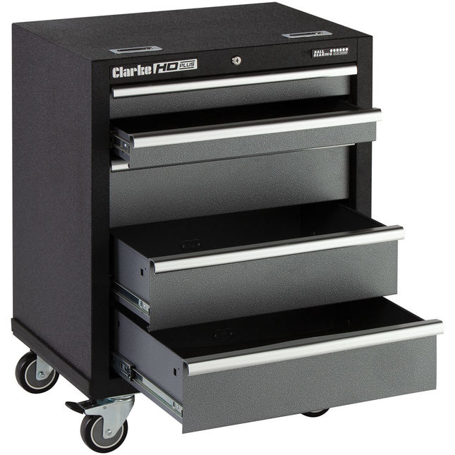 Clarke Modular Workbench Clarke COMBGSM01 Modular Storage System 25 Piece Package Stainless ...