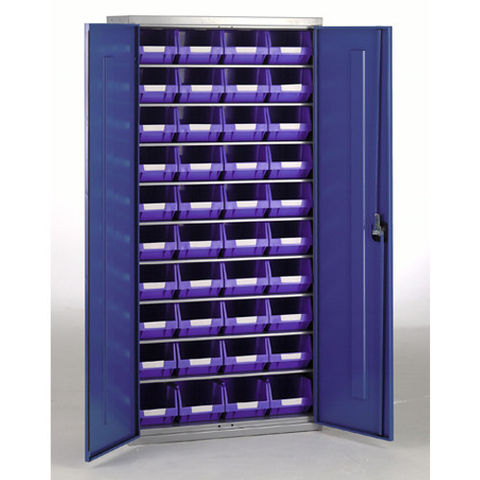 Barton Topstore Container Cabinet with 40 x TC3 Blue Containers