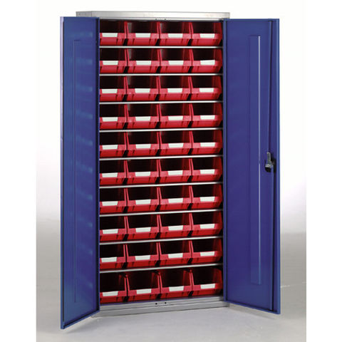 Barton Topstore Container Cabinet with 40 x TC3 Red Containers