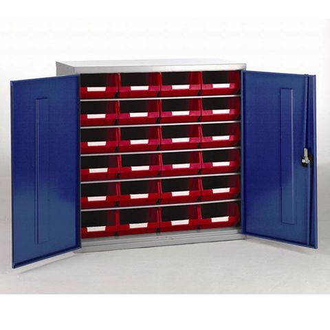 Barton Topstore Container Cabinet with 24 x TC4 Red Containers