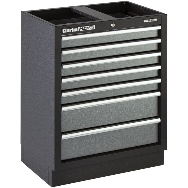Clarke Modular Workbench Clarke COMBGSM05 Modular Corner Storage System 19 Piece Package Wooden ...