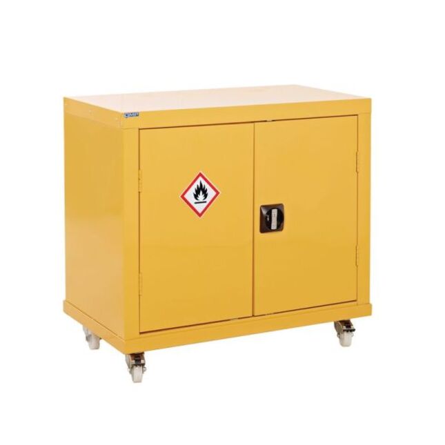 Image of HazSafe® Mobile Hazardous Cupboard - 840x900x460mm