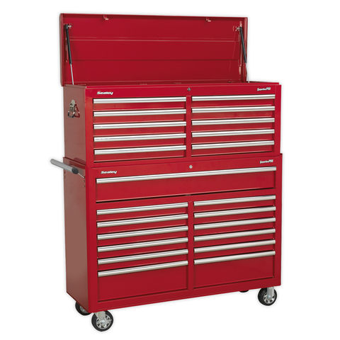 Sealey AP52COMBO1 23 Drawer Combination Tool Chest (Red)