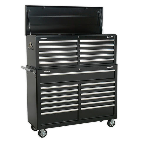 Sealey AP52COMBO2 23 Drawer Combination Tool Chest (Black)