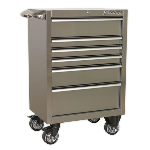 Sealey PTB67506SS Stainless Steel 6 Drawer Rollcab
