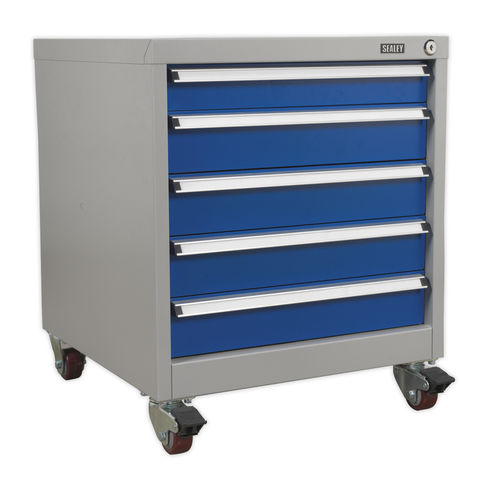 Photo of Sealey Sealey Api5657a Premier Industrial 5 Drawer Mobile Cabinet