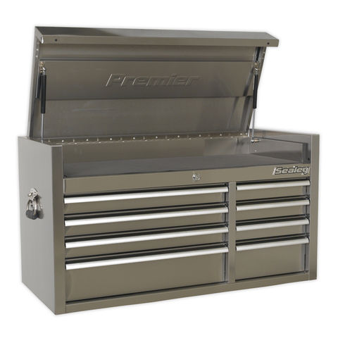 Sealey PTB104008SS 8 Drawer 1055mm Stainless Steel Topchest