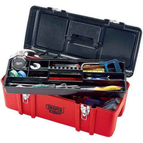 Draper Expert 580mm Tool Box With Tote Tray