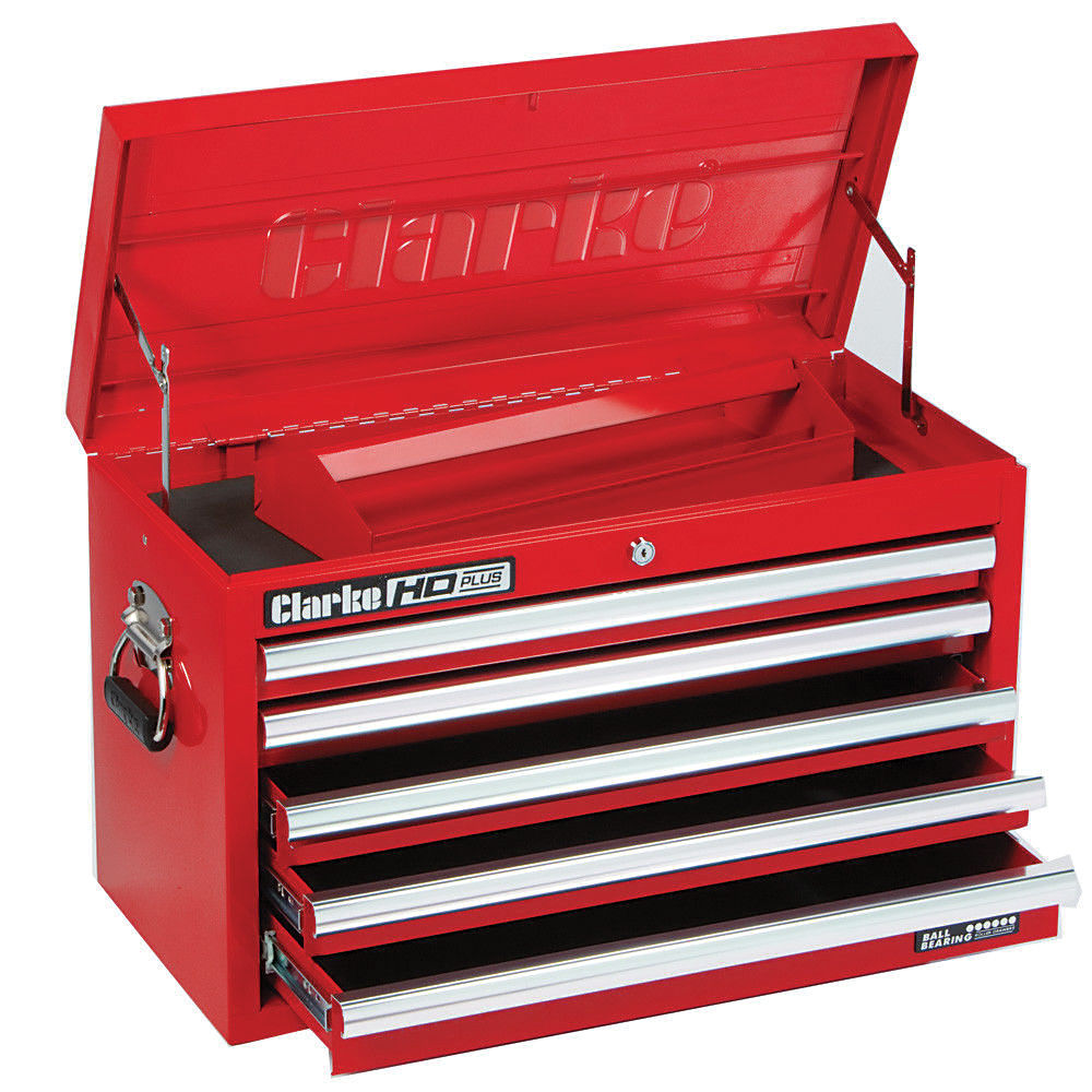 Clarke CBB205C HD Plus 5 Drawer Tool Chest (Red) Machine Mart Machine Mart Clarke CBB205C HD Plus 5 Drawer Tool Chest (Red) Machine Mart Machine Mart