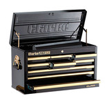 Clarke CBB217BGC HD Plus 7 Drawer Tool Cabinet (Black & Gold) - Machine Mart  - Machine Mart