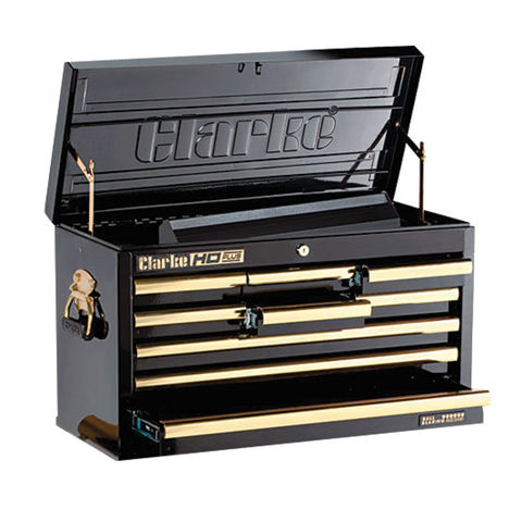 Clarke CBB209BGB HD Plus 9 Drawer Tool Chest (Black & Gold) - Machine ...