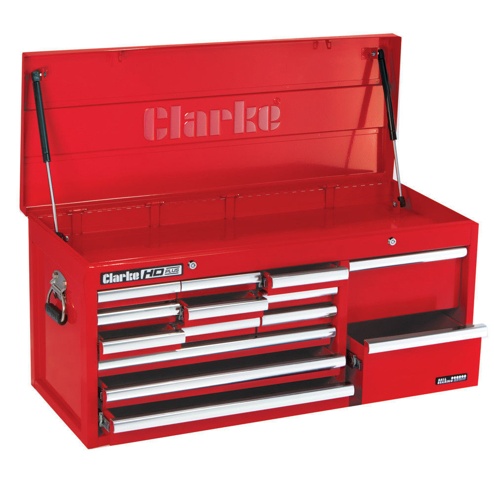 Clarke CBB224C Extra Large HD Plus 14 Drawer Tool Chest - Machine Mart ...