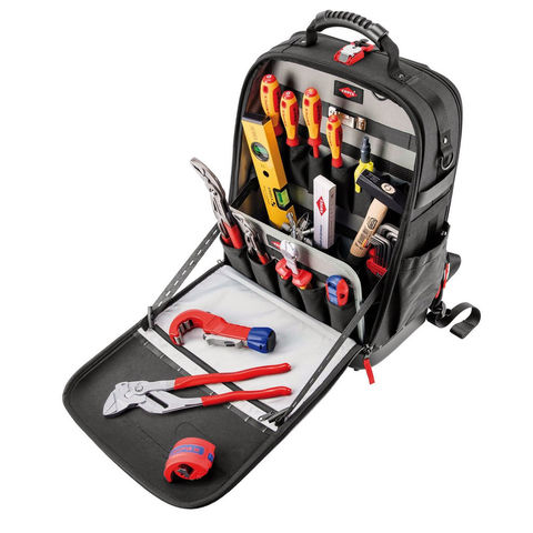Knipex Modular X18 Tool Backpack with 17 piece Plumbing Tool Kit