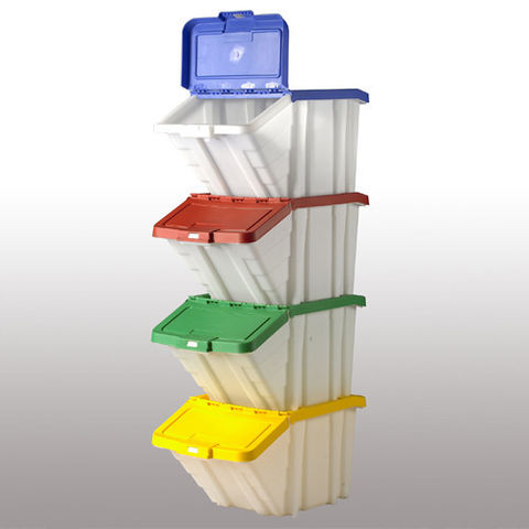 Barton Topstore Multi-Functional Containers with Mixed Colour Lids