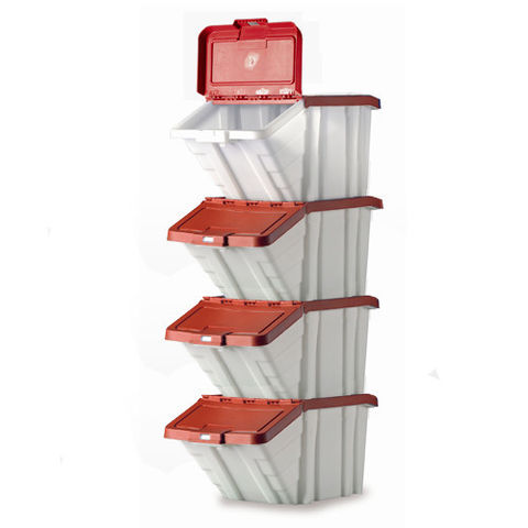 Barton Topstore Multi-Functional Containers with Red Lids