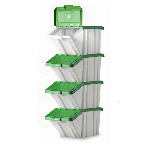 Barton Topstore Multi-Functional Containers with Green Lids