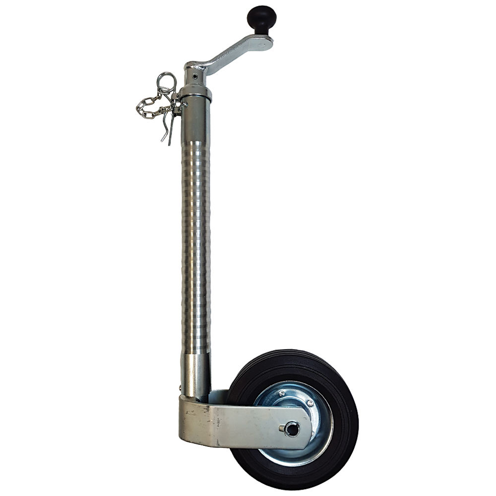 Maypole 48mm Heavy Duty Ribbed/Serrated Jockey Wheel 300kg Max Load ...