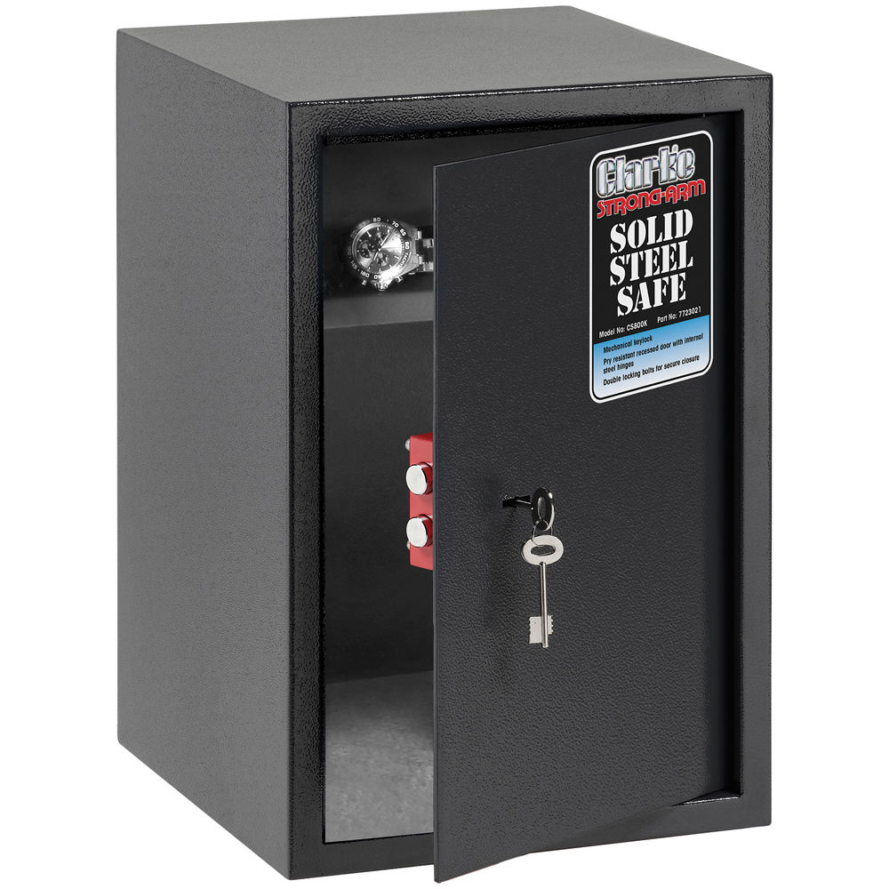 Clarke CS800K 56.2 Litre Lock & Key Operated Safe - Machine Mart ...