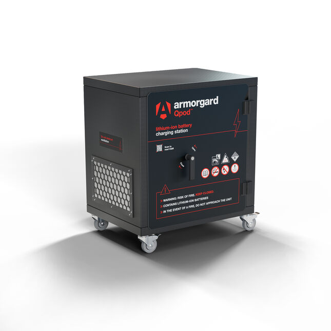 Image of Armorgard QP1 Qpod Safe Indoor Li-ion Battery Charging Station