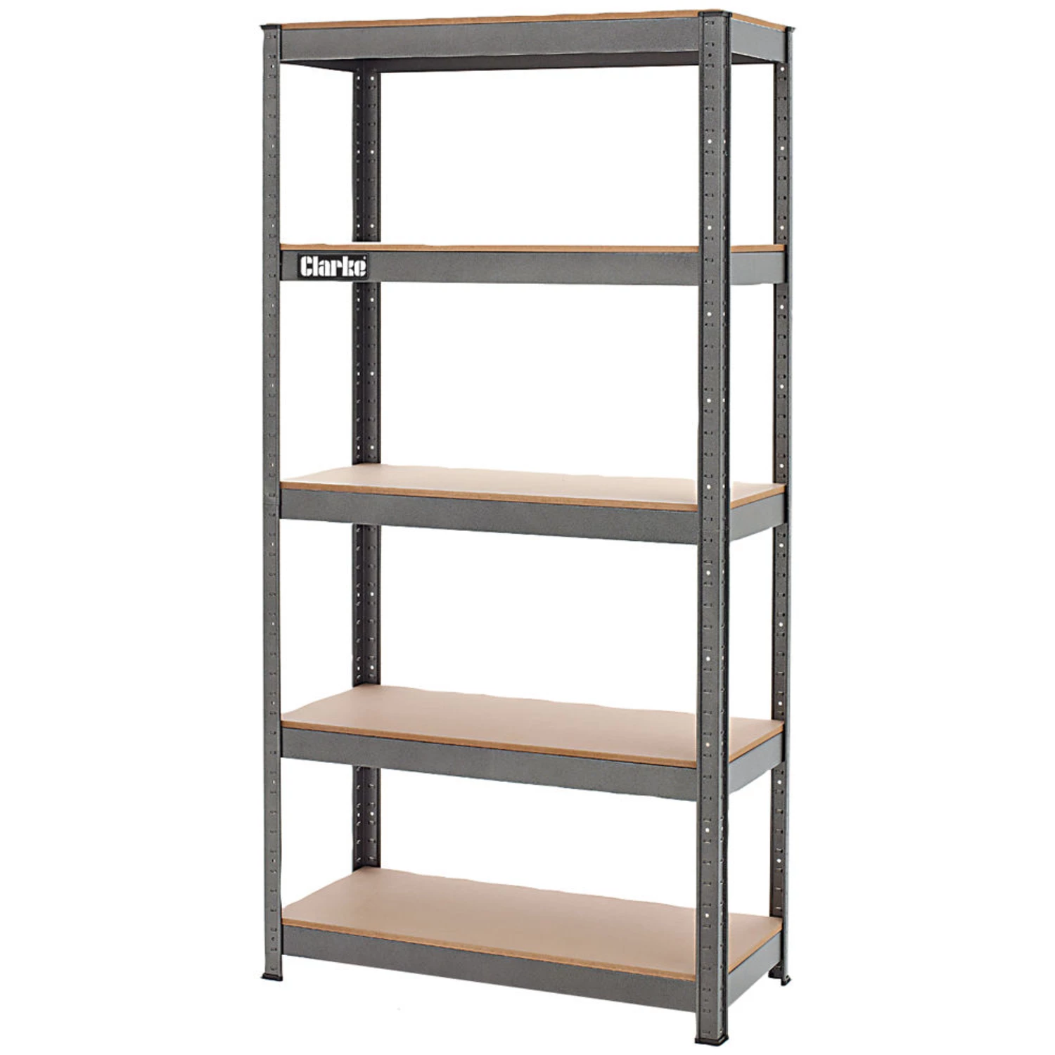 Clarke CSM5150B 150kg Boltless Shelving (Dark Grey) - Machine Mart