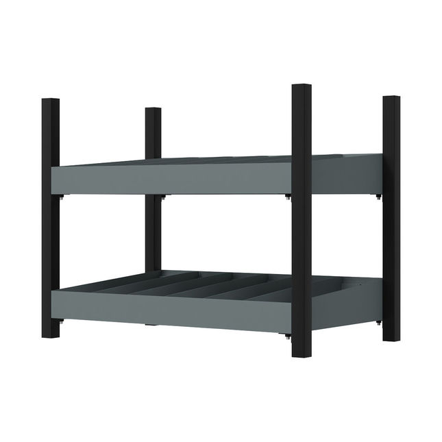 Sealey APMRM4 Modular Racking Mid Unit 2 Compartment Shelves 580mm