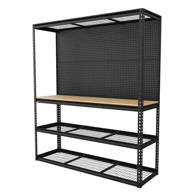 Sealey APMWB1 Heavy-Duty Modular Workbench with Racking & Pegboard 1820mm