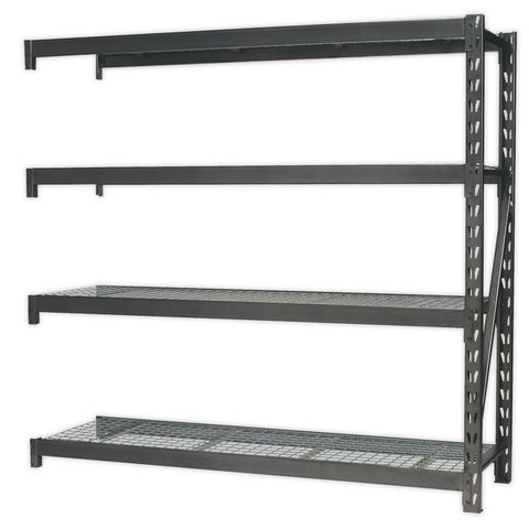 Image of Sealey Sealey AP6572E Racking Extension Pack with 4 Mesh Shelves