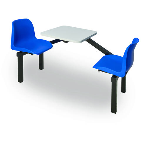 Photo of Barton Storage Canteen Table & 2 Seat Single Entry 760x1690x600mm