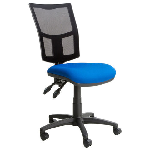 Image of Steelco Haddon HA030 Mesh Back Operator Chair - Blue/Back