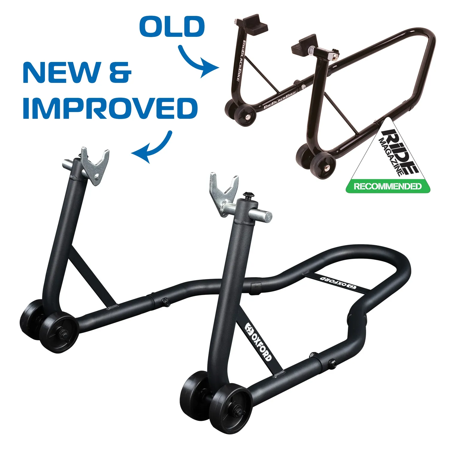 Oxford Black Rear Paddock Stand 2.0 - Machine Mart