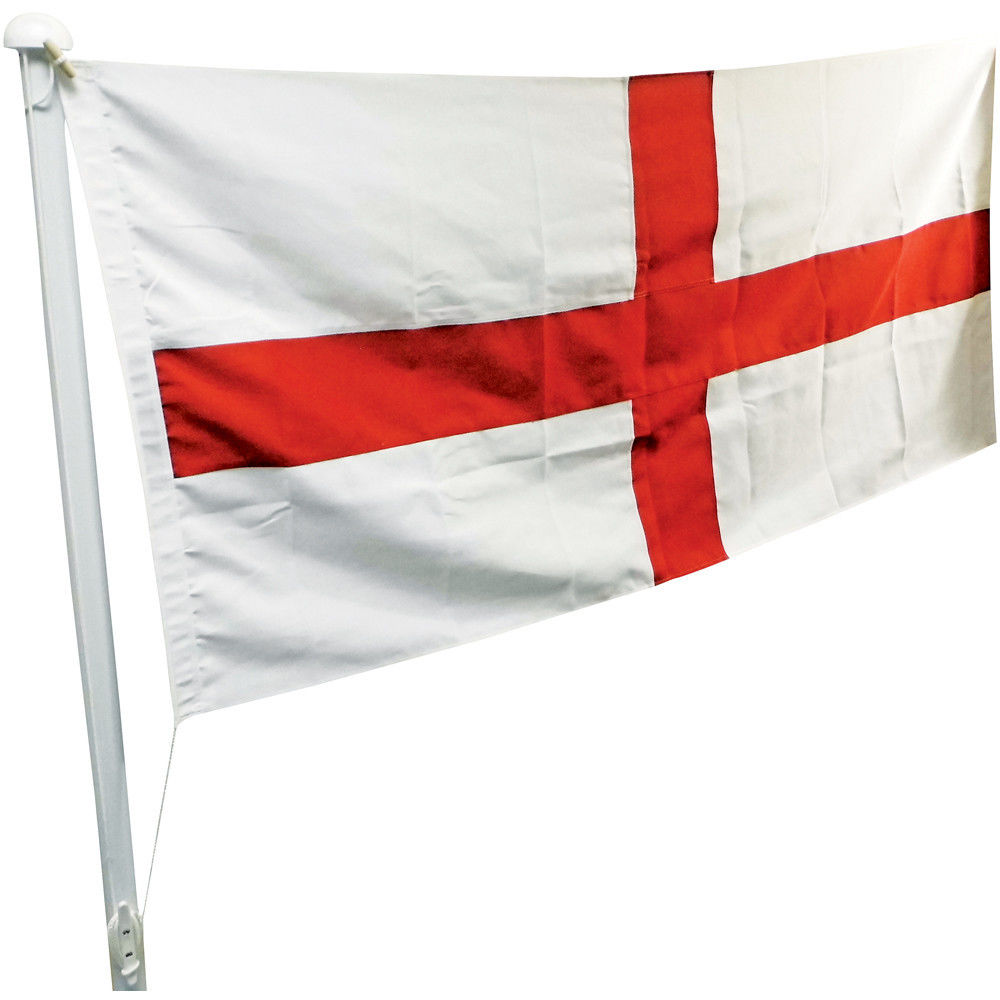 One Stop Promotions St. George Sewn Flag with Rope & Toggle (6x3ft) -  Machine Mart - Machine Mart