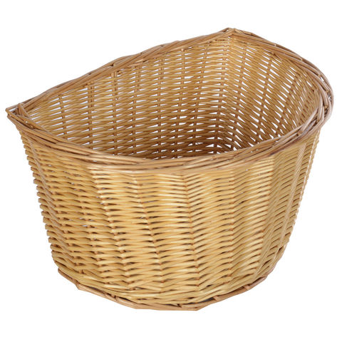 Oxford D Shape Wicker Cane Basket (16’’)
