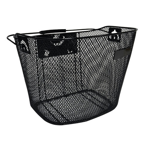 Oxford Oxford BK150 Wire Front Basket Quick Release - Black