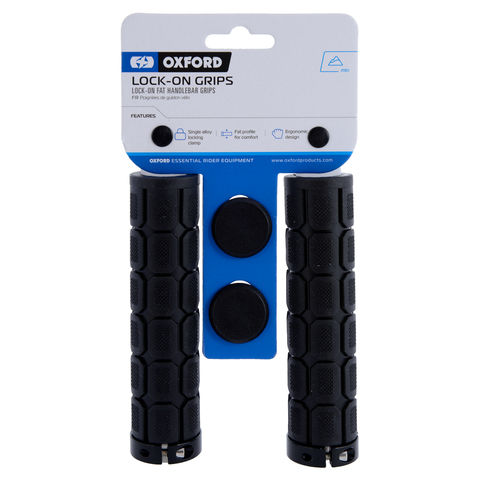 Image of Oxford Oxford HG802B Lock On Fat Grips Black