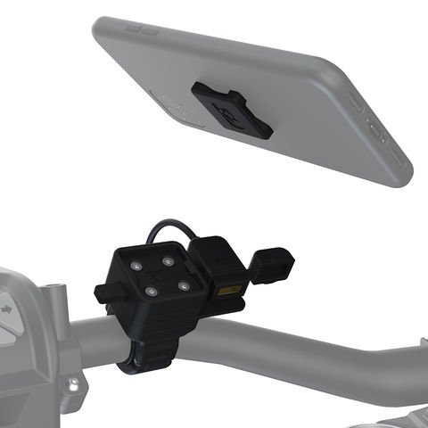 Oxford OX866 CLIQR USB Converter and Handlebar Mount